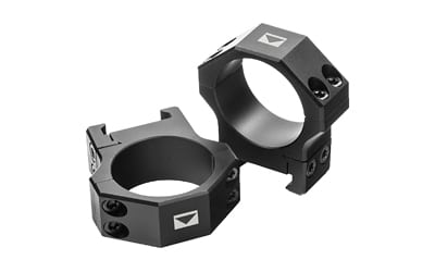 Steiner H Series lightweight 30mm low scope rings in black for Picatinny rails