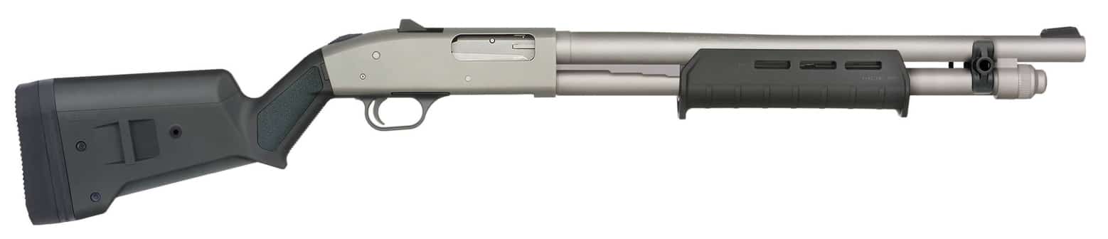 Mossberg 590A1 Pro 12 Gauge 18.5 in shotgun with Magpul SGA stock and Marinecote finish