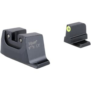 Trijicon SA240C601149 Suppressor/Optic Height Sights  Green/Tritium Yellow Outline Front Sight-Green/Tritium Black Outline Rear Sight Smith & Wesson M&P C.O.R.E./ M&P M2.0