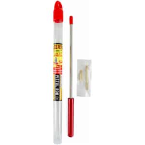 Pro-Shot 1PS87U Micro-Polished Cleaning Rod .27/ .32/ .40/ .44/ .45/ 9mm/ 10mm Cal Pistol #8"-32 Thread 8" Stainless Steel