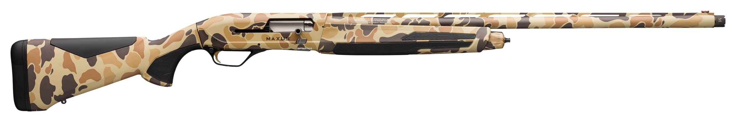 Browning Maxus II Camo 12ga 26in Vintage Tan shotgun