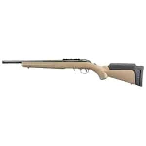 Ruger American Rimfire .22 LR rifle 16 inch threaded barrel Flat Dark Earth synthetic stock