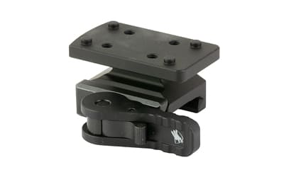 American Defense AD-TR-LW QD Lightweight TR Co-Witness Mount in black, RMSc footprint