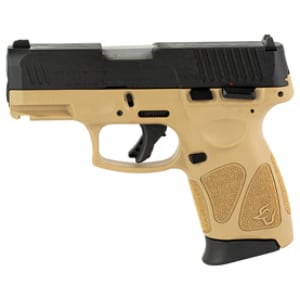 Taurus G3C 9mm compact pistol tan frame black slide