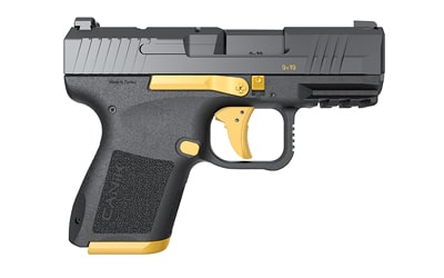 CANIK METE MC9 9mm pistol 3.18" barrel black with gold accents