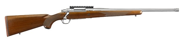 Ruger Hawkeye Hunter .308 Win 20 inch stainless threaded barrel walnut stock 4-round