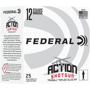 Federal TruBall Rifled HP Slug 12 Gauge 2.75 inch 25 per box