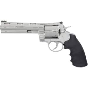 Colt Target Anaconda 6-inch stainless revolver, Hogue grip, 6-round cylinder
