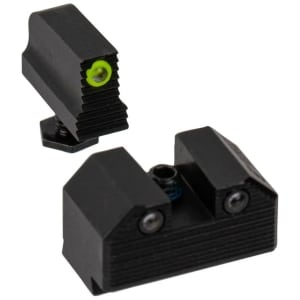 Optics Ready Stealth Night Sight Set Yellow Front Black Rear MOS Models 43x