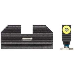 Night Fision Costa Ludus Night Sight Set Yellow Front Black Back for Glock