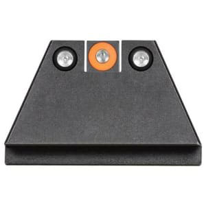 Night Fision suppressor-height tritium night sights orange front black rear for Glock