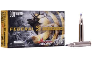 Federal Premium Terminal Ascent .300 Win Mag 200 gr 20-round box ammunition packaging