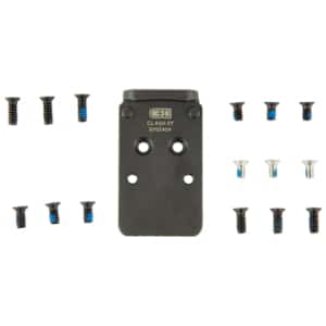 C&H Precision V2 steel adapter plate for Glock MOS to Trijicon RMR/SRO, black matte finish