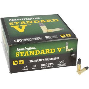 Remington Standard Velocity .22 LR 38gr 550ct box