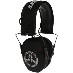 Walker's Razor Freedom electronic earmuff 23 NRR black distressed Carry On logo