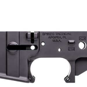 Spikes Tactical STLS024 PHU Joker black hardcoat anodized 7075-T6 stripped lower receiver