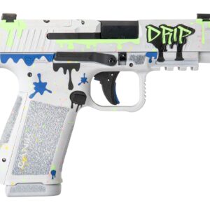 Canik METE MC9LS Signature Drip 9mm pistol white custom painted