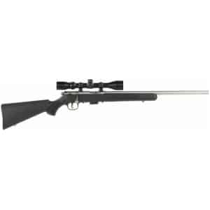 Savage 93 FVSS XP .22 WMR bolt-action rifle with 21-inch heavy stainless barrel and matte black synthetic stock