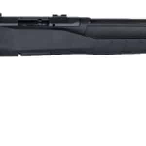 Savage B22 Magnum F rifle with 21-inch barrel and black synthetic stock