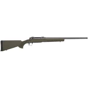 Savage 110 Trail Hunter .223 Rem 22in threaded barrel OD Green Hogue overmold stock
