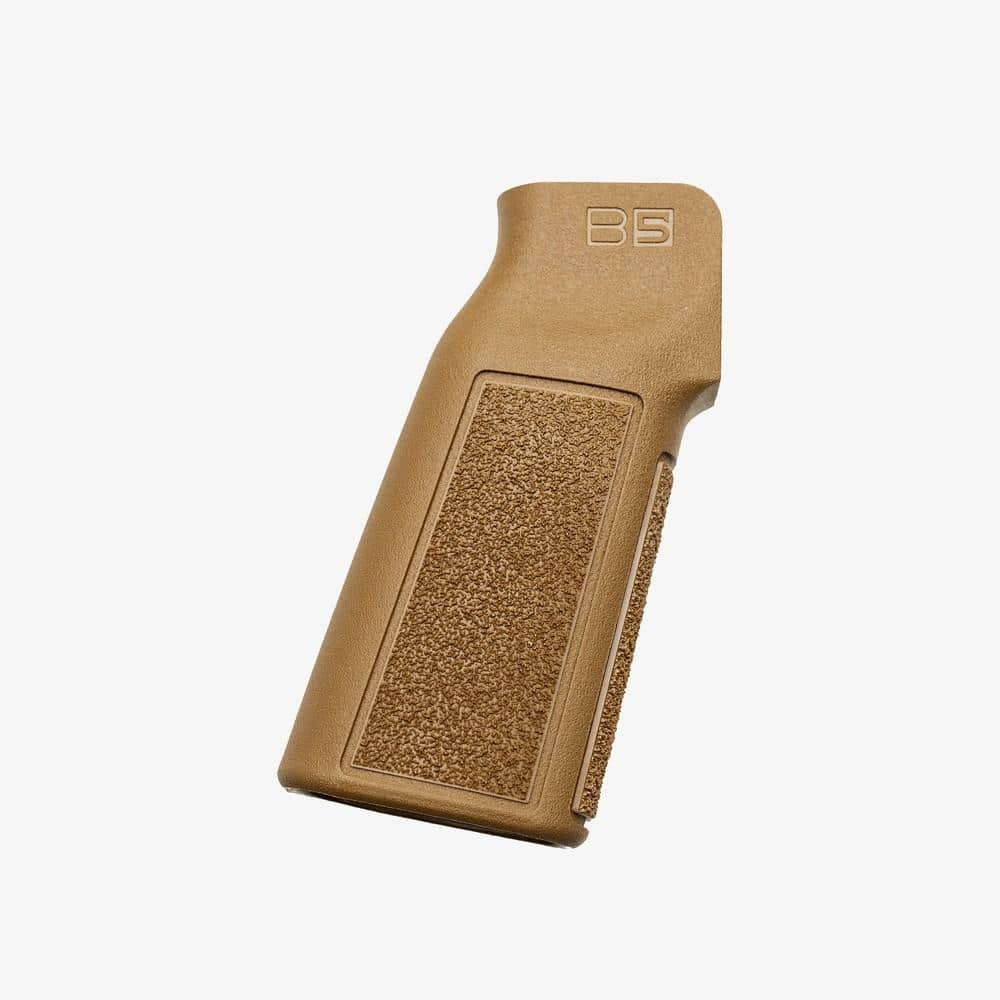 B5 Systems Type 22 P-Grip AR-15 grip in Coyote Brown aggressive textured polymer
