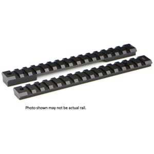 Warne Mountain Tech 1-piece tactical rail, 0 MOA, for Howa/Weatherby Vanguard short action, black matte
