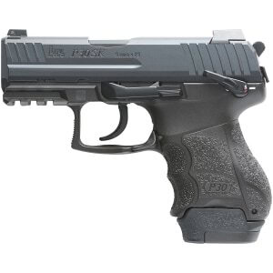 Heckler & Koch P30SKS V3 9mm subcompact pistol with 3.27 inch barrel and black polymer frame