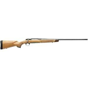 Browning X-Bolt 2 Medallion Maple .308 Win 22in rifle side view with gloss blued finish