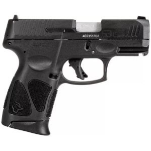 Taurus G3C .40 S&W compact semi-automatic pistol, black polymer frame