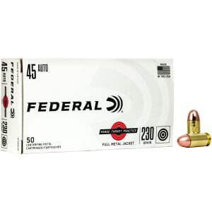 Federal RTP45230 .45 ACP 230 gr FMJ ammunition 50 round box