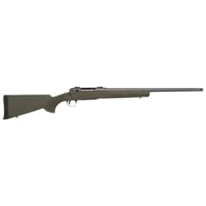 Savage 110 Trail Hunter .308 Win rifle 22 inch threaded barrel OD green Hogue overmolded stock