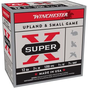 Winchester Super-X Heavy Game Load 12ga 2-3/4in 1-1/8oz #7.5 25rd box