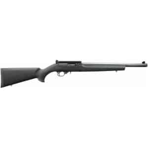Ruger 10/22 Carbine .22 LR Hogue OverMolded black with threaded bull barrel