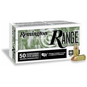 Remington Range 9mm Luger 124gr FMJ 50-round box product image