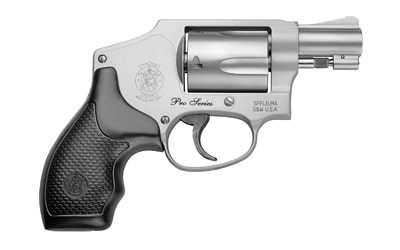 Smith & Wesson PC 642 Pro .38 Special 1.88 in barrel alloy-frame small-frame revolver, matte silver finish