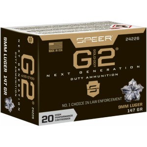 Speer Gold Dot G2 9mm Luger 147gr hollow point 20rd box