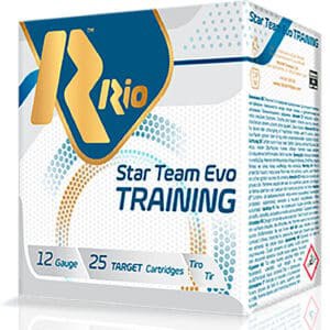 Rio Ammunition Star Team EVO 12ga 2.75in 1oz #8 shotshell 25-count box