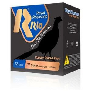 RIO Royal Pheasant 12ga 2-3/4in copper-plated #6 shotshells 25ct box