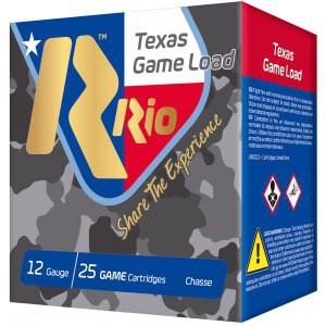 Rio Ammunition Texas Game Load 12 ga 2.75" 1-1/4 oz #7.5 25/box product image