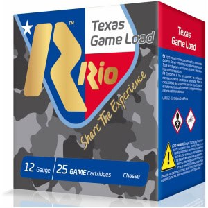 Rio Ammunition Texas Game Load 12ga 2-3/4" #7.5 25ct box
