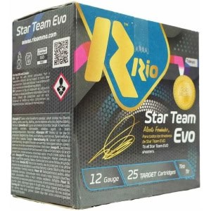 Rio Ammunition Star Team EVO HV 32 12ga 2-3/4in 1-1/8oz #7.5 shotshells box 25 count