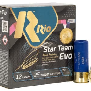 Rio Ammunition Star Team EVO HV 12 Gauge 2.75 inch 25rd Box 8 shot 1 1/8 oz
