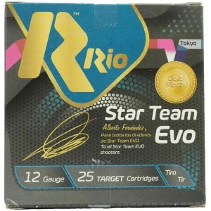 Rio Star Team EVO HV 12ga 2-3/4 inch #8 1 oz shotshell box 25 ct