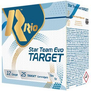 Rio Ammunition Star Team EVO Target 12 Gauge 2-3/4 in #9 shot 25 count box