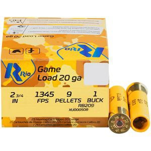 Rio Royal Buck RB209 20ga 2.75in 9-pellet 25-count box