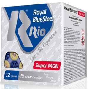 Rio Ammunition BlueSteel Royal RBSSM402 12 Gauge 3.5in shotshells box (25 per box)