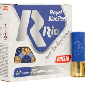 Rio Ammunition Royal BlueSteel Magnum 12 Gauge 3 inch 1 3/8 oz 2 shot box (25 per box)