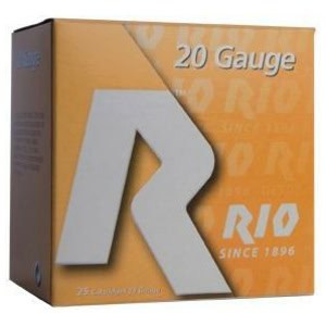 Rio Top Target 20ga 2-3/4in 7/8 oz shotshell box, 25 count