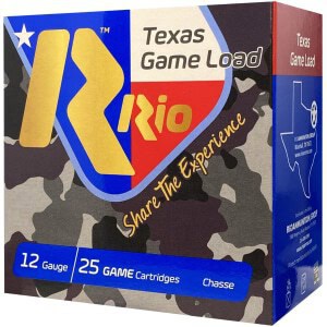 Rio Ammunition Top Game HV 12 Gauge 2 3/4 inch 1 1/4 oz #8 shot 25-count box