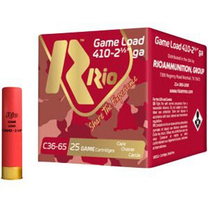 Rio Top Target .410 Bore 2.5 inch #8 1/2 oz 25rd box